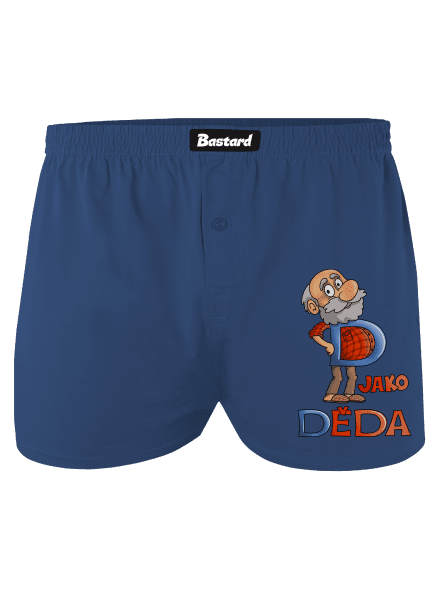 D jako děda pánské trenky Blue