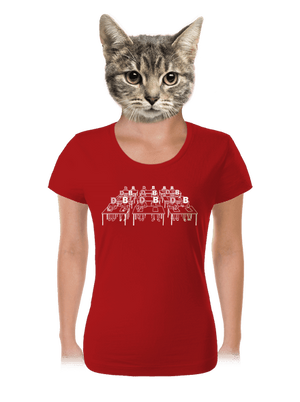 Cimrman: Debil, blbeček dámské tričko Red Mal