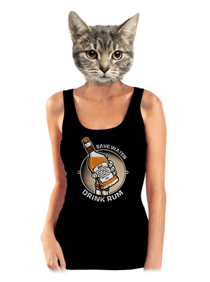 Save Water dámské tílko klasické Black