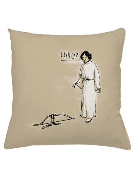 Luke a Leia polštář Beige