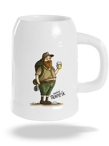 Trampík půllitr White