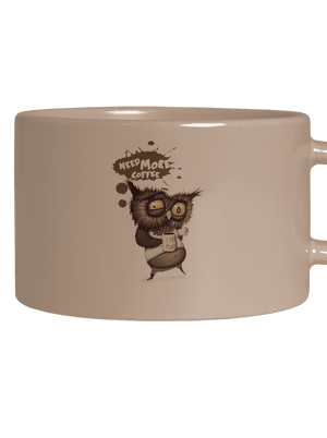 Potřebuju víc kafe hrnek makronka Brown Macaron