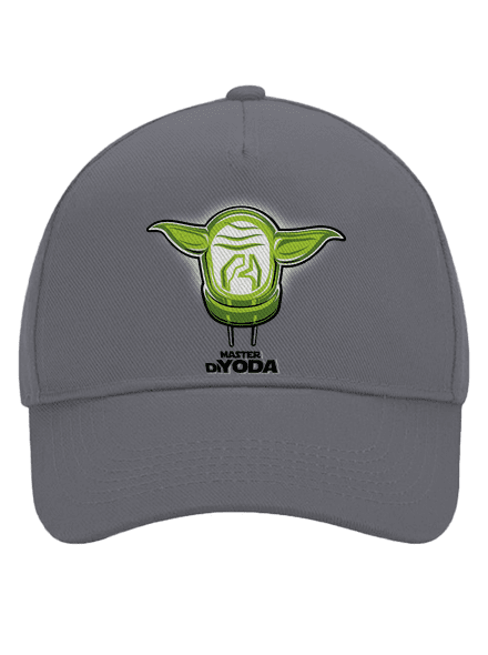 Mistr DiYoda kšiltovka baseballka Graphite grey