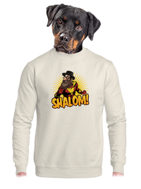 unisex mikina bez kapuce