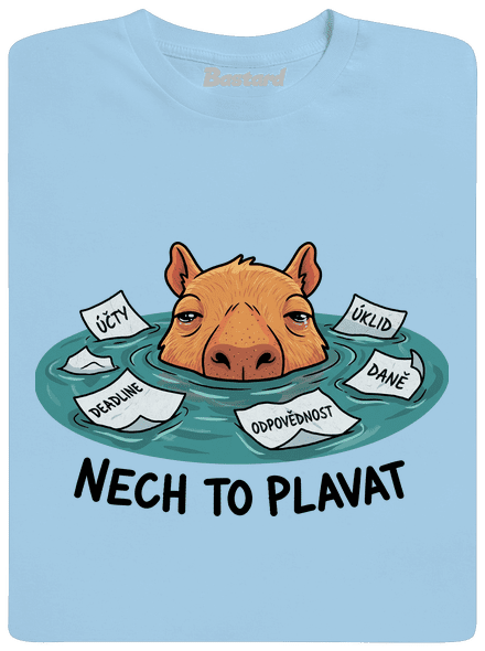 Nech to plavat pánské tričko Sky Blue