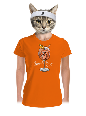 Aperol Špic dámské sportovní tričko Neon Orange