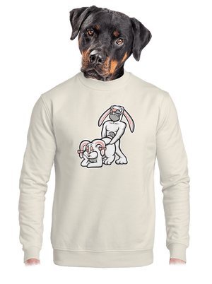 unisex mikina bez kapuce