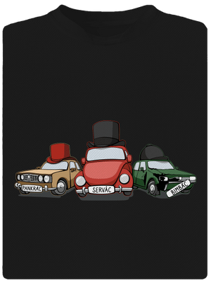 Tři veteráni dětské sportovní tričko Black