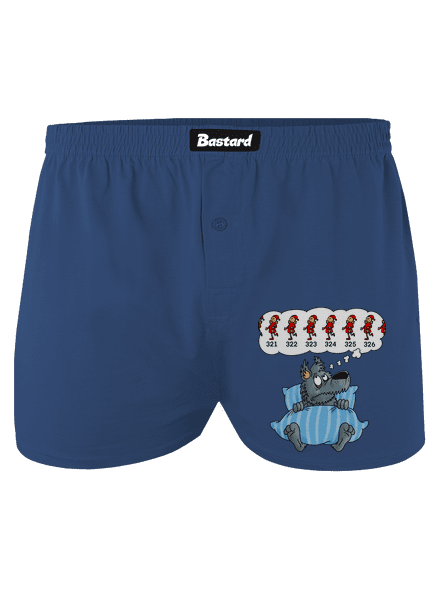 Vlčí nespavost pánské trenky Blue