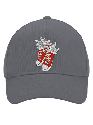 Plný kecky kšiltovka baseballka Graphite grey