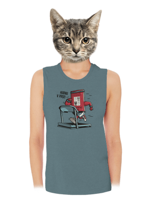 Hubnu v pase dámské tílko volné Heather Deep Teal