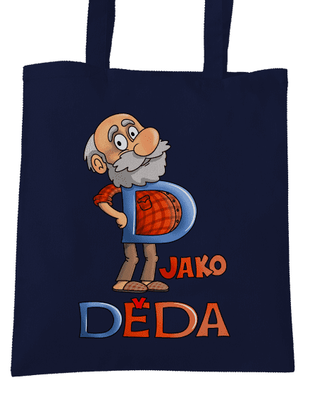 D jako děda taška French Navy