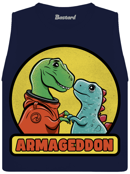 Armageddon dámské tílko volné Navy