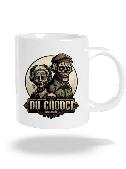 Dů-chodci velký hrnek White