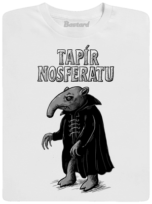 Tapír Nosferatu pánské dlouhý rukáv White