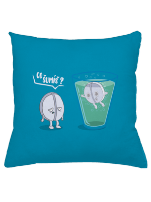 Co šumíš polštář Blue Turquoise
