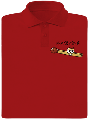 Cígo a oheň pánská polokošile Red Mal