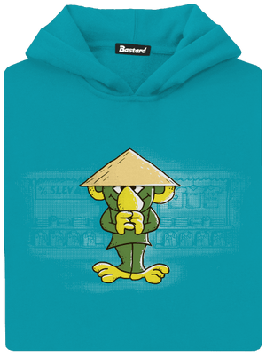 Dobí den dětská mikina klokanka Hawaiian Blue