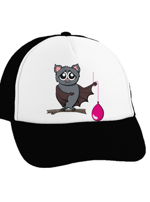 Netopýr kšiltovka truckerka Black cap