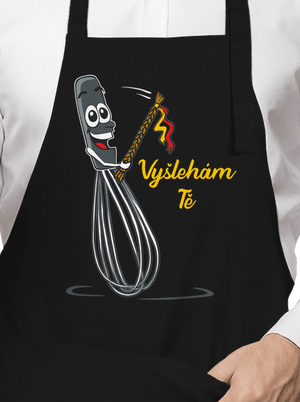 Vyšlehám Tě! zástěra Black