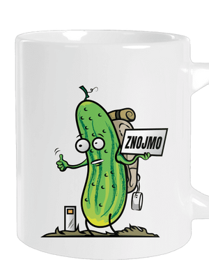 Autostop velký hrnek White