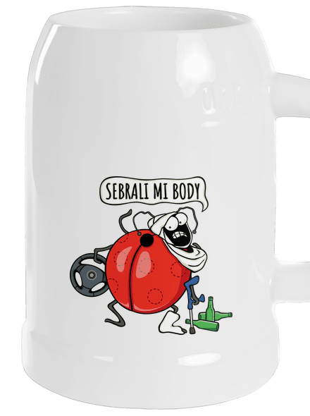 Sebrali mi body půllitr White