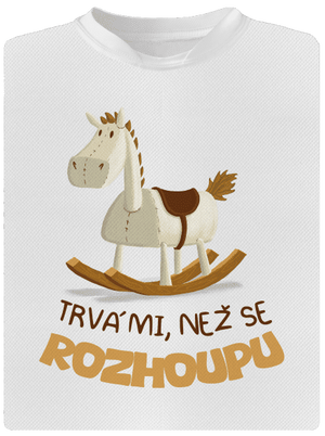 Než se rozhoupu pánské sportovní tričko White