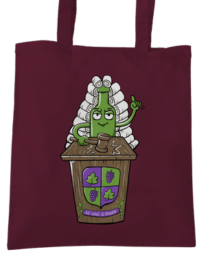 Ve víně je pravda taška Burgundy