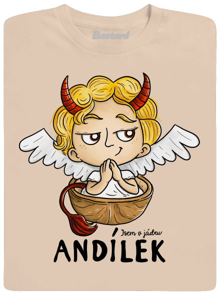 Andílek pánské tričko Sand
