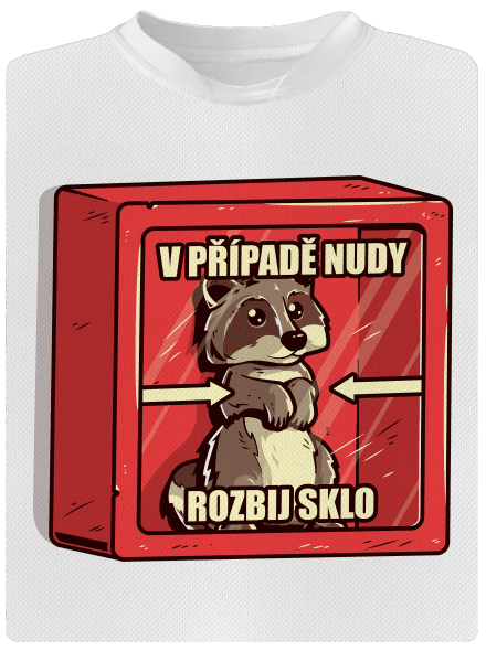 Medvídek mýval dětské sportovní tričko White