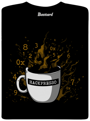 Hackpresso  dětské tričko Black