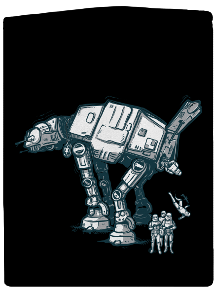 AT-AT dámská mikina na zip Black