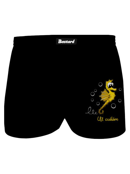 Na koníka pánské trenky Black