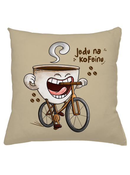 Jedu na kofeinu polštář Beige