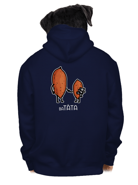 Batáta pánská mikina na zip Navy
