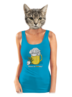 Pivoňky dámské tílko klasické Blue Atol