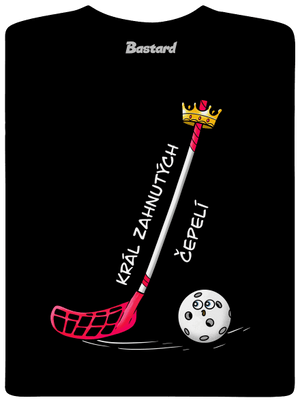 Král zahnutých čepelí - florbal pánské dlouhý rukáv Black