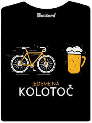 Jedeme na kolotoč dámské tričko premium Black