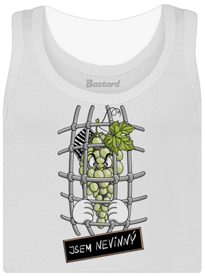 Nevinný Hrozen dámské tílko klasické White