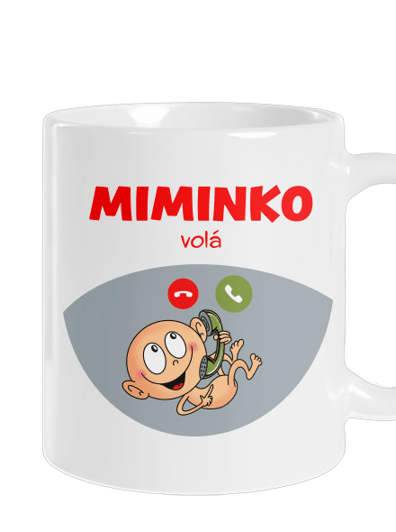 Miminko volá klasický hrnek White
