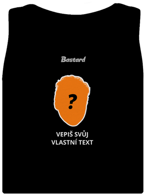 Tvoje hlava dámské tílko klasické Black