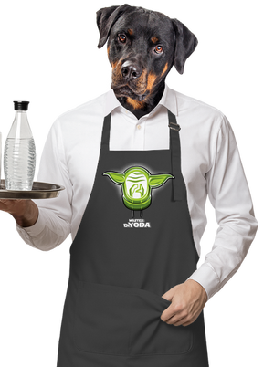 Mistr DiYoda zástěra Dark Grey