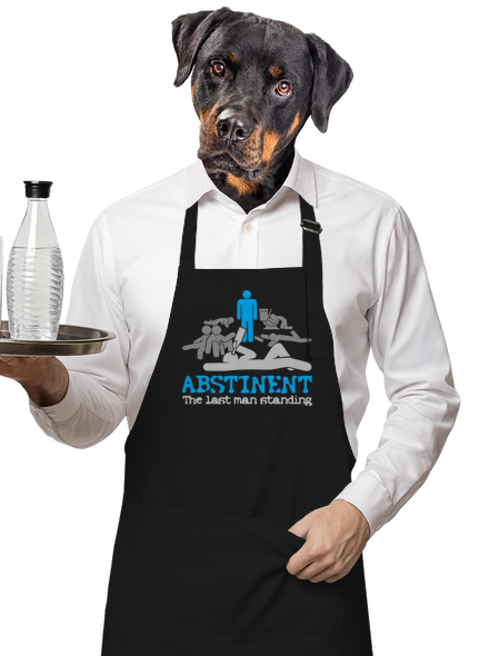Abstinent zástěra Black
