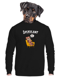 unisex mikina bez kapuce