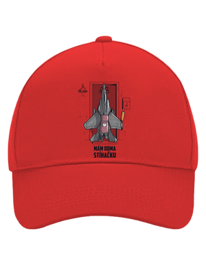 Stíhačka kšiltovka baseballka Classic Red