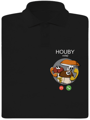 Houby volají pánská polokošile Black