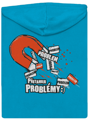 Magnet na problémy dámská mikina na zip Blue Atol