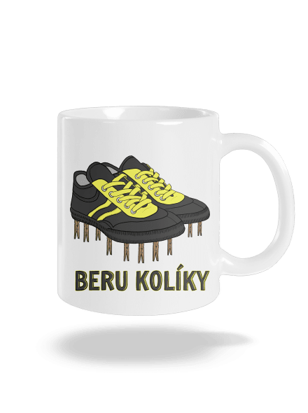 Beru kolíky klasický hrnek White