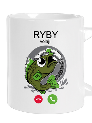 Ryby volají velký hrnek White