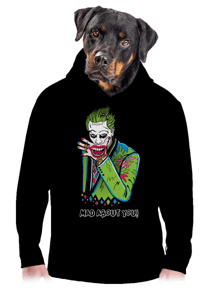 Joker a Harley pánská mikina klokanka Black